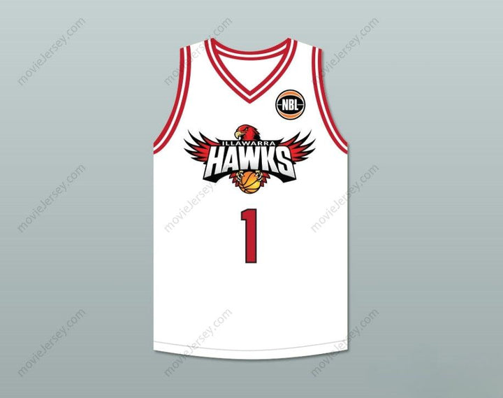 CUSTOM ANY Name Number LAMELO BALL 1 ILLAWARRA   WHITE BASKETBALL JERSEY 2 Top Stitched S-6XL