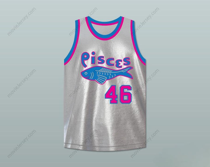 CUSTOM ANY Name Number WINSTON RUNNING HAWK 46  PISCES BASKETBALL JERSEY THE FISH THAT SAVED  Top Stitched S-6XL