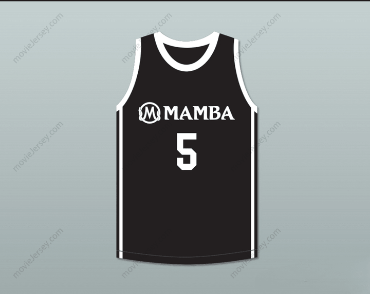 CUSTOM ANY Name Number ALYSSA 5 MAMBA BALLERS BLACK BASKETBALL JERSEY VERSION 2 Top Stitched S-6XL