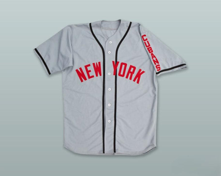 Custom Any Name Number   CUBANS 47 NEGRO LEAGUE GRAY BASEBALL JERSEY Top Stitched S-6XL