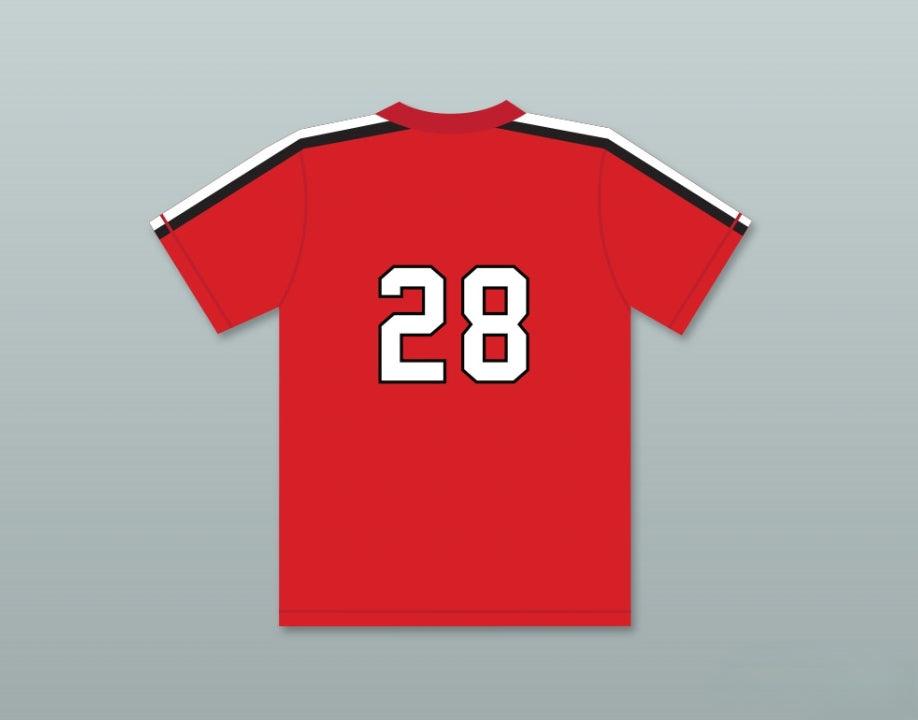 Custom Any Name Number KURT RUSSELL 28   BASEBALL JERSEY THE BATTERED BASTARDS OF BASEBALL Top Stitched S-6XL