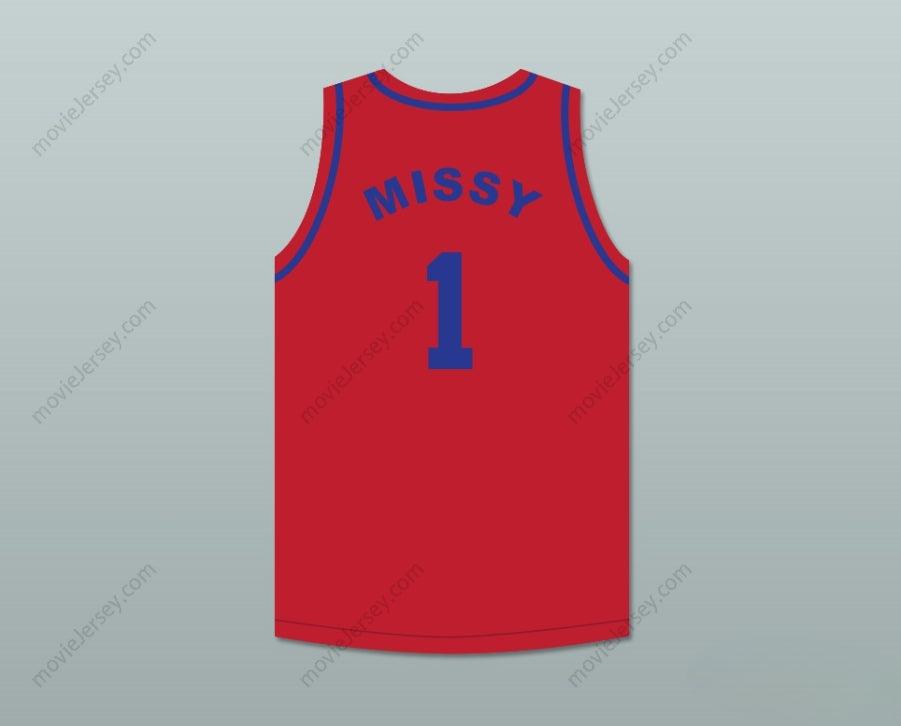CUSTOM ANY Name Number MISSY 'MISDEMEANOR' ELLIOTT 1 SUPER RED BASKETBALL JERSEY Top Stitched S-6XL