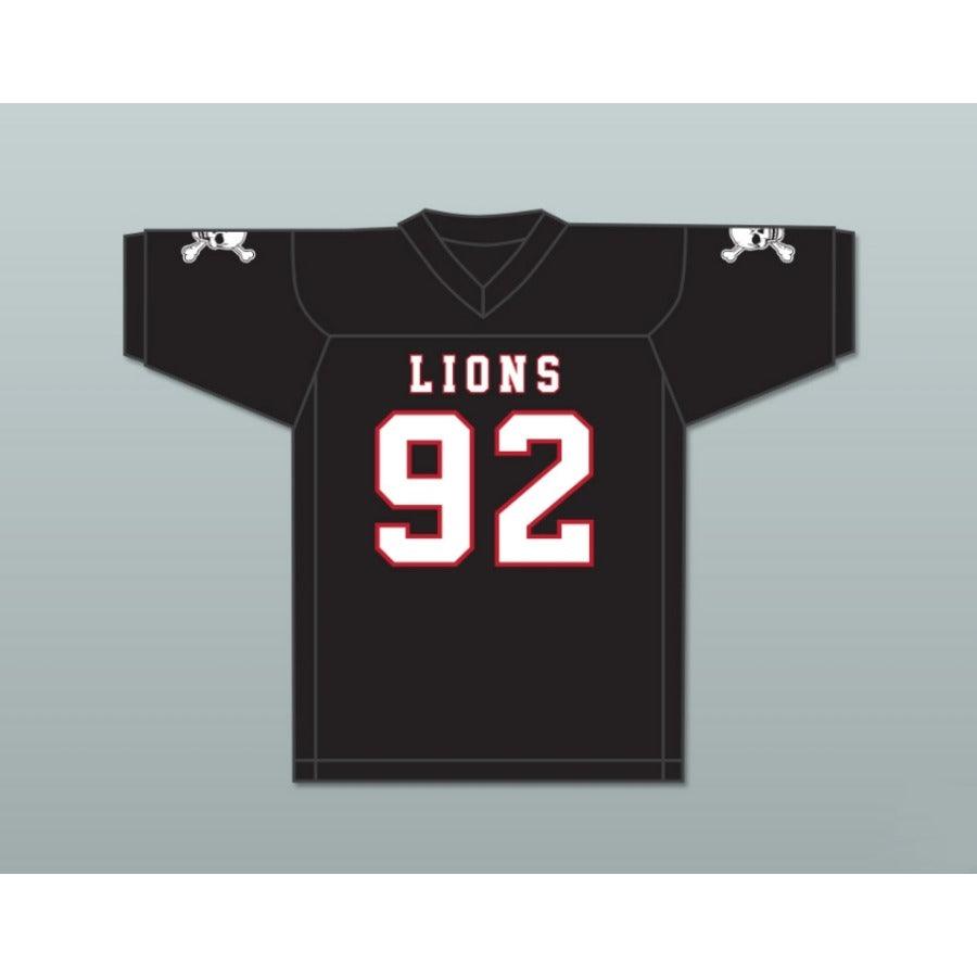 CUSTOM ANY Name NumberMARCEL ANDRY 92 EMCC LIONS FOOTBALL JERSEY INCLUDES PATCHES S-6XL