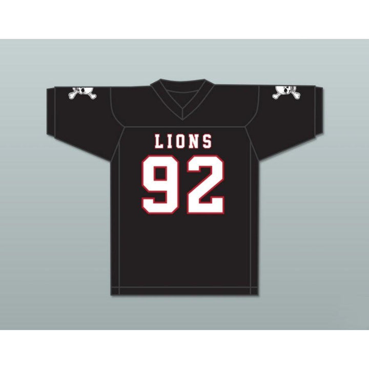 CUSTOM ANY Name NumberMARCEL ANDRY 92 EMCC LIONS FOOTBALL JERSEY INCLUDES PATCHES S-6XL