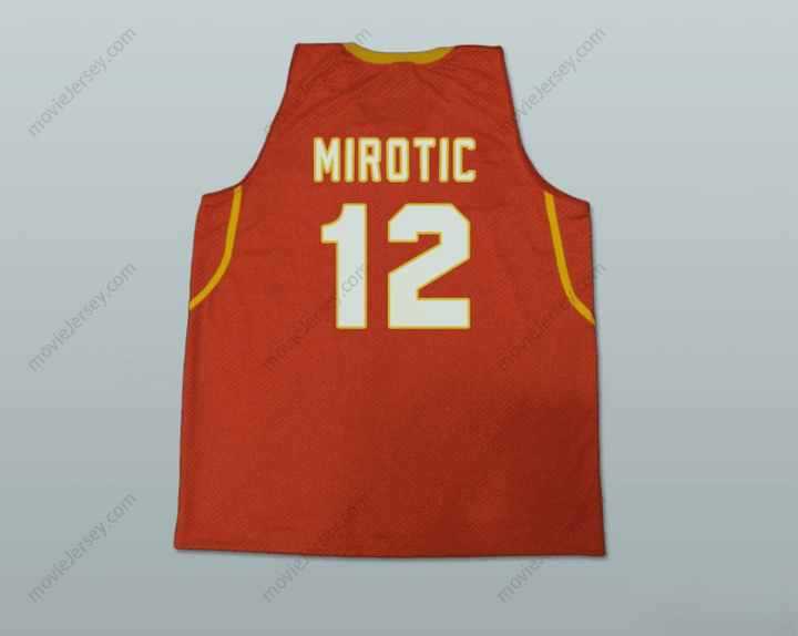 CUSTOM ANY Name Number NIKOLA MIROTIC 12 ESPANA BASKETBALL JERSEY ANY PLAYER Top Stitched S-6XL