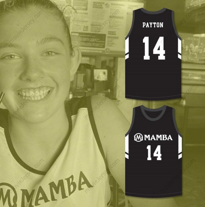 CUSTOM ANY Name Number PAYTON 14 MAMBA BALLERS BLACK BASKETBALL JERSEY VERSION 3 Top Stitched S-6XL