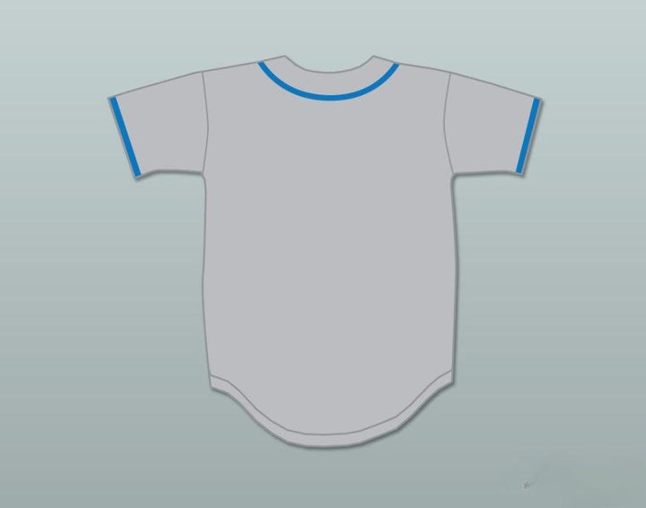 Custom Any Name Number GEORGE PLIMPTON EXHIBITION GAME GRAY BASEBALL JERSEY PAPER LION Top Stitched S-6XL