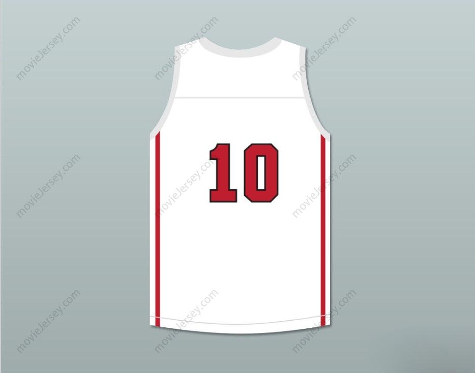 CUSTOM ANY Name Number DARIUS GARLAND 10  ACADEMY  WHITE BASKETBALL JERSEY 1 Top Stitched S-6XL