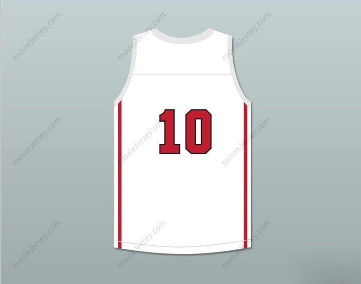 CUSTOM ANY Name Number DARIUS GARLAND 10  ACADEMY  WHITE BASKETBALL JERSEY 1 Top Stitched S-6XL