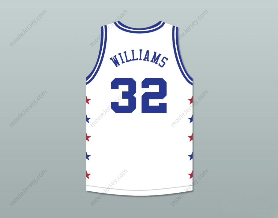 CUSTOM ANY Name Number HERB WILLIAMS 32 MAGIC JOHNSON ALL STAR GAME WHITE BASKETBALL JERSEY 1990 MIDSUMMER NIGHT'S MAGIC CHARITY EVENT Top Stitched S-6XL