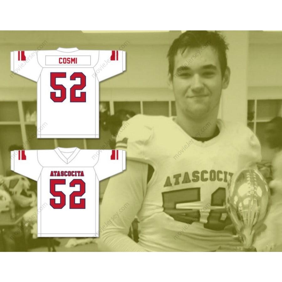 CUSTOM ANY Name Number SAM COSMI 52 ATASCOCITA HIGH SCHOOL  Football Jersey Top Stitched S-6XL