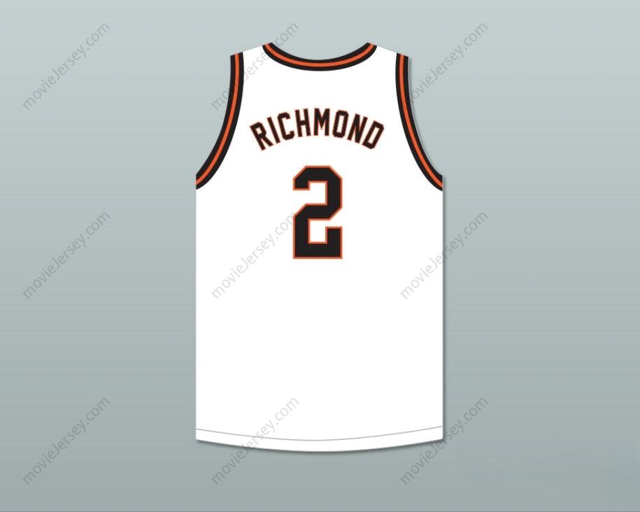 CUSTOM ANY Name Number MITCH RICHMOND 2 BOYD H.  HIGH SCHOOL COBRAS WHITE BASKETBALL JERSEY Top Stitched S-6XL