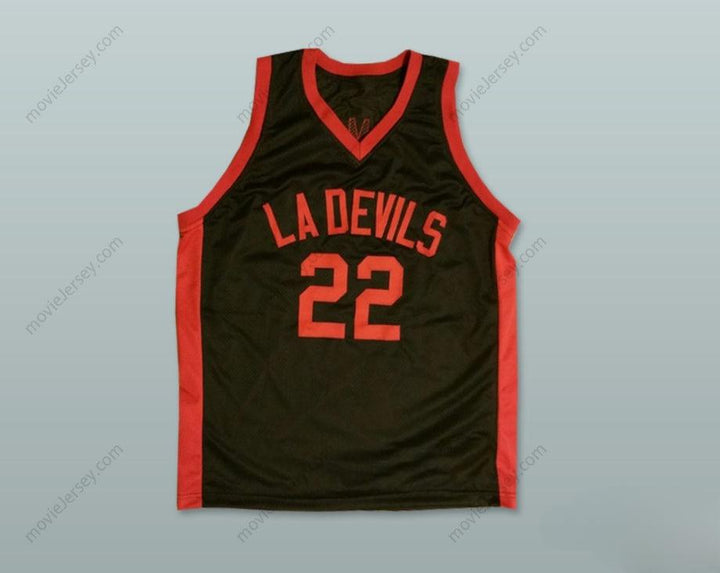 CUSTOM ANY Name Number MCKINLEY FREEMAN DEREK ROMAN 22 LA DEVILS BASKETBALL JERSEY HIT THE FLOOR Top Stitched S-6XL