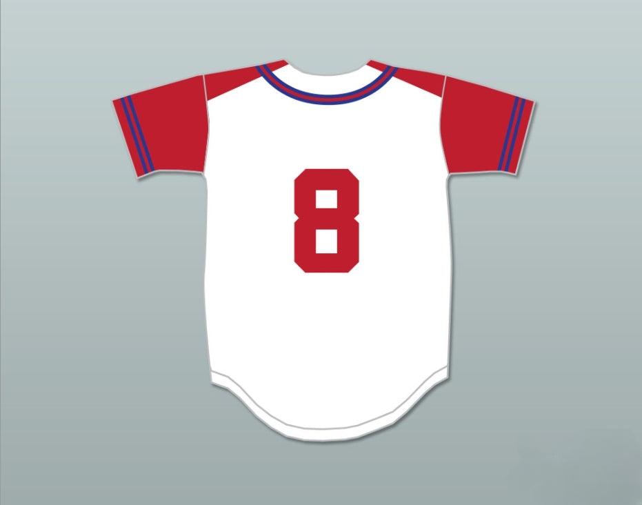 Custom Any Name Number CHAD DANFORTH 8 EAST HIGH SCHOOL WILDCATS BASEBALL JERSEY HIGH SCHOOL MUSICAL 2 Top Stitched S-6XL