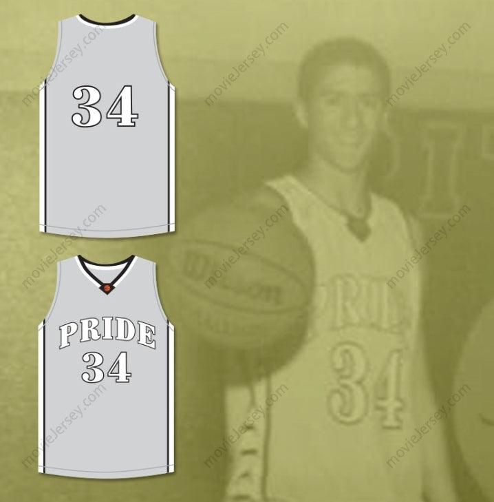 CUSTOM ANY Name Number COLIN KAEPERNICK 34 JOHN H. PITMAN HIGH SCHOOL PRIDE GRAY BASKETBALL JERSEY 1 Top Stitched S-6XL