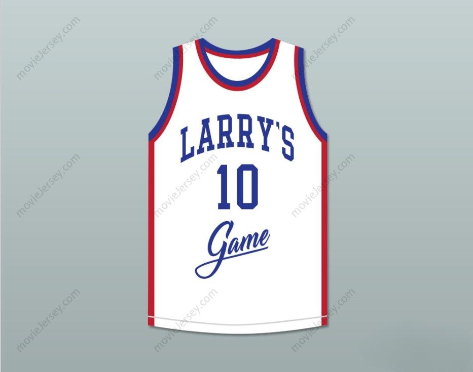 CUSTOM ANY Name Number RANDY WITTMAN 10 LARRY'S GAME WHITE BASKETBALL JERSEY 1988 CHARITY EVENT Top Stitched S-6XL