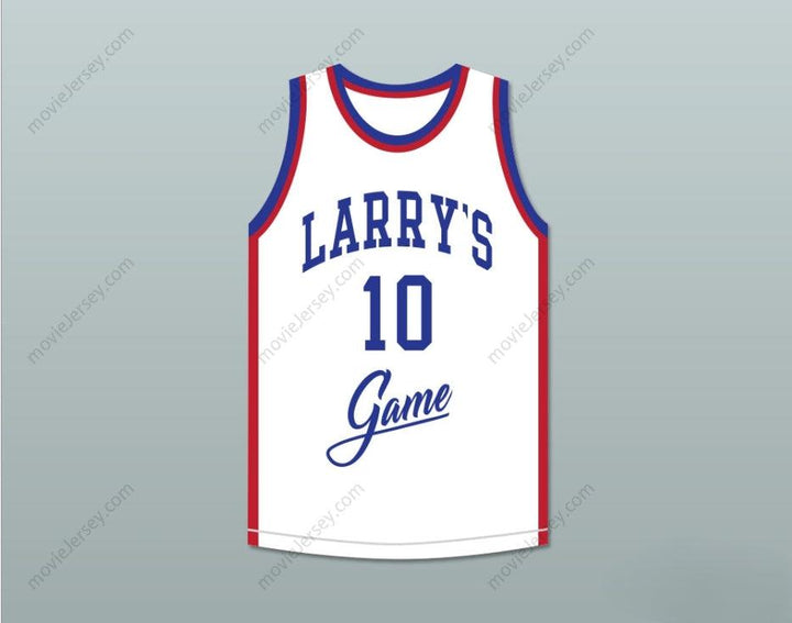 CUSTOM ANY Name Number RANDY WITTMAN 10 LARRY'S GAME WHITE BASKETBALL JERSEY 1988 CHARITY EVENT Top Stitched S-6XL