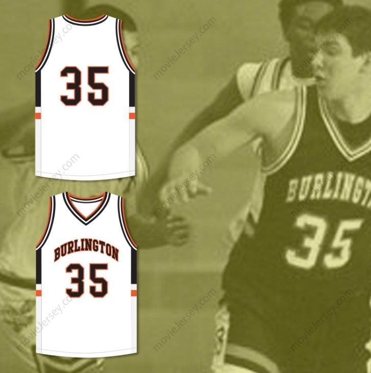 CUSTOM ANY Name Number TONY ROMO 35 BURLINGTON HIGH SCHOOL DEMONS WHITE BASKETBALL JERSEY Top Stitched S-6XL