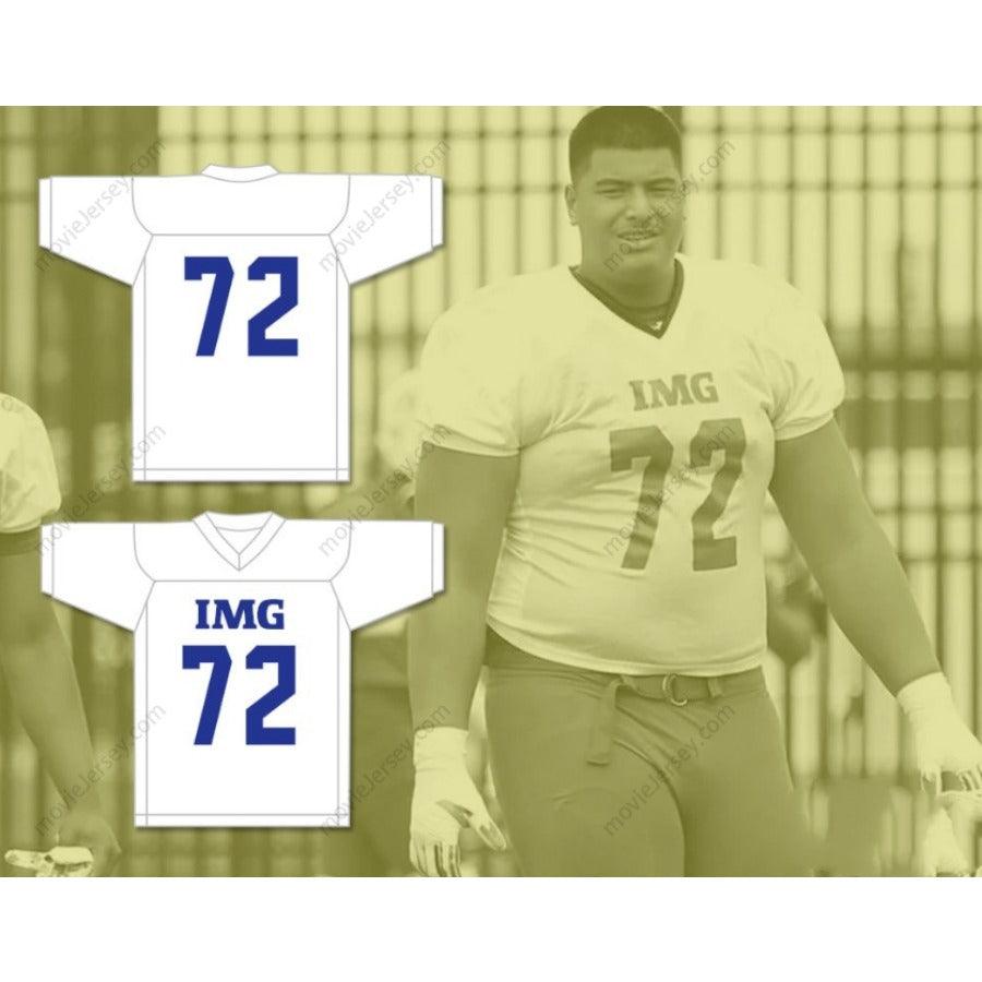 CUSTOM ANY Name Number DANIEL FAALELE 72 IMG ACADEMY Football Jersey Top Stitched S-6XL