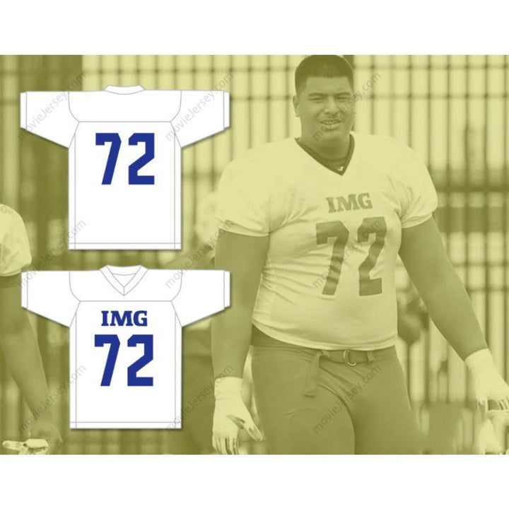 CUSTOM ANY Name Number DANIEL FAALELE 72 IMG ACADEMY Football Jersey Top Stitched S-6XL