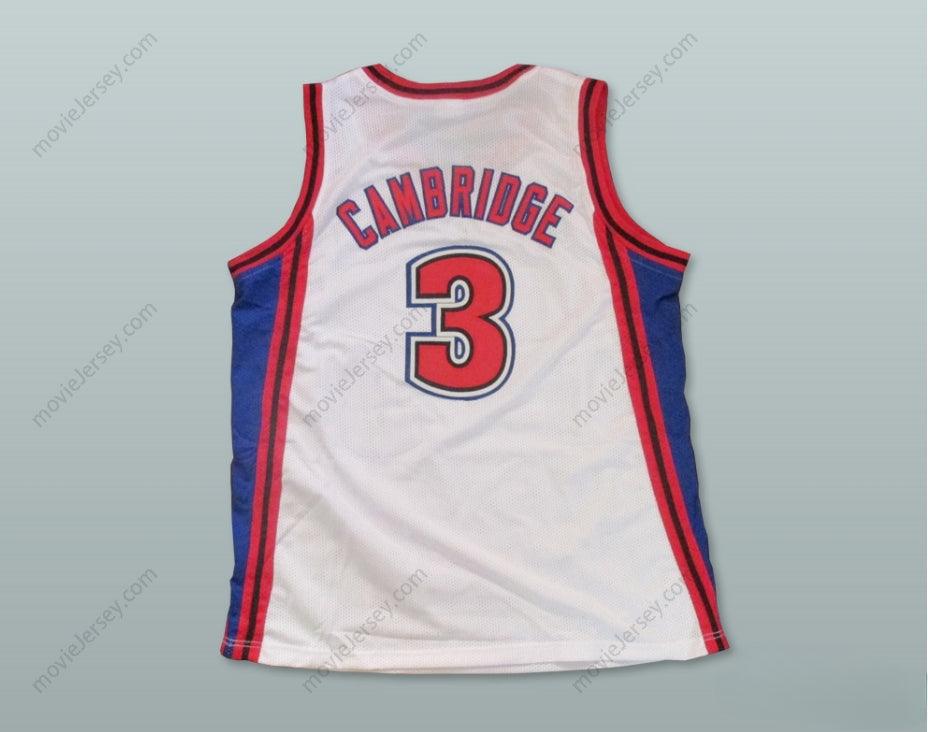 CUSTOM ANY Name Number LIL' BOW WOW CALVIN CAMBRIDGE 3 LOS ANGELES KNIGHTS WHITE BASKETBALL JERSEY LIKE MIKE Top Stitched S-6XL