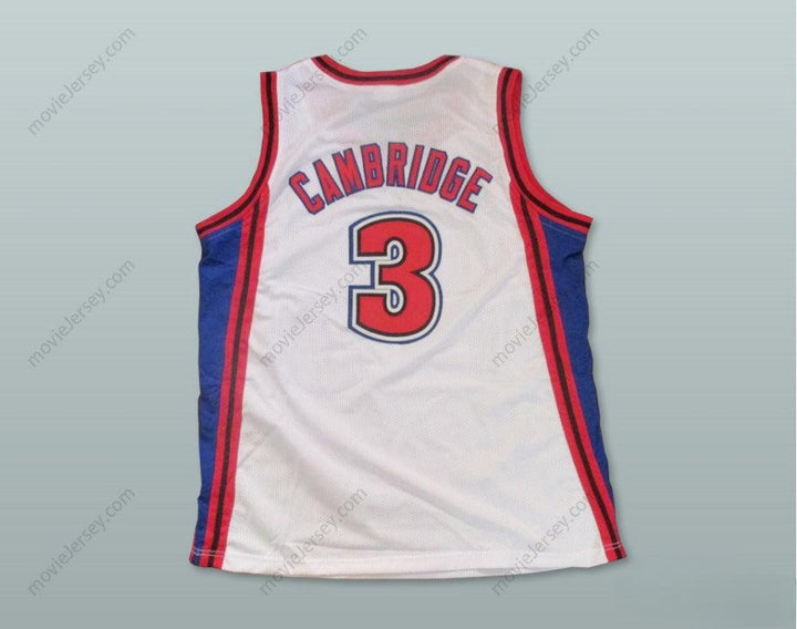 CUSTOM ANY Name Number LIL' BOW WOW CALVIN CAMBRIDGE 3 LOS ANGELES KNIGHTS WHITE BASKETBALL JERSEY LIKE MIKE Top Stitched S-6XL