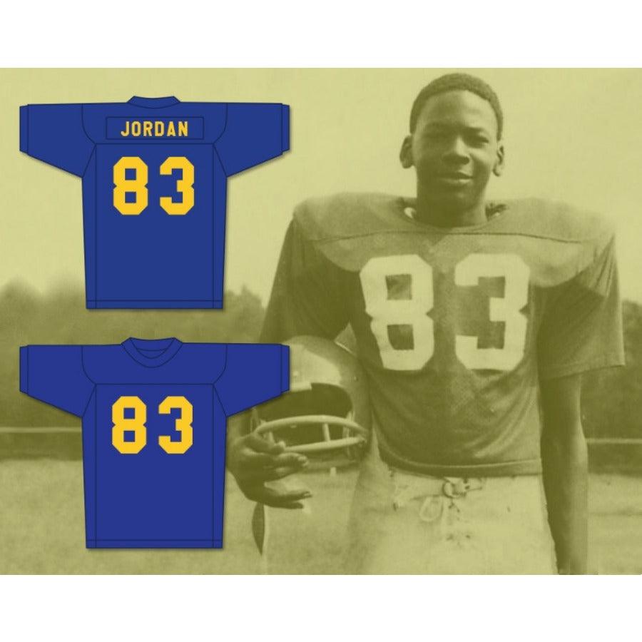 CUSTOM ANY Name Number BUCCANEERS BLUE MICHAEL JORDAN 83 Football Jersey Top Stitched S-6XL