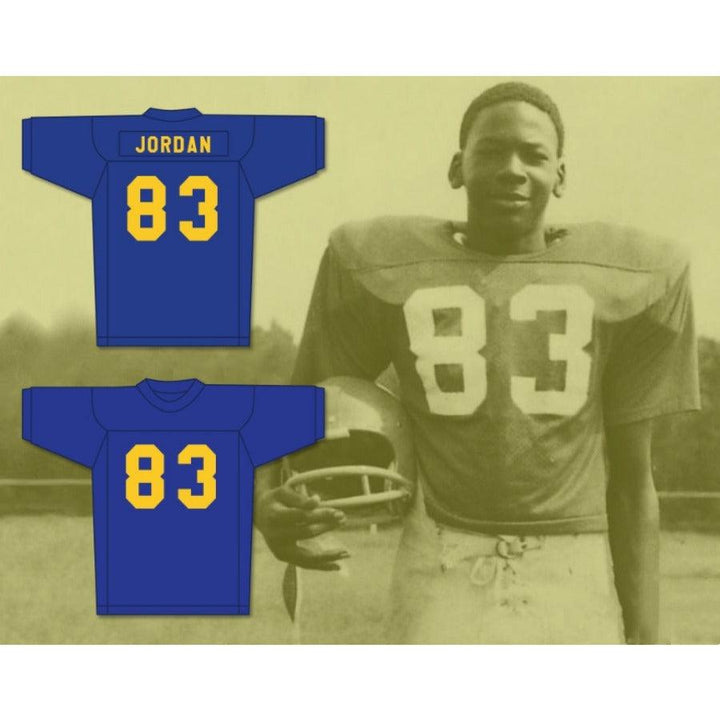 CUSTOM ANY Name Number BUCCANEERS BLUE MICHAEL JORDAN 83 Football Jersey Top Stitched S-6XL