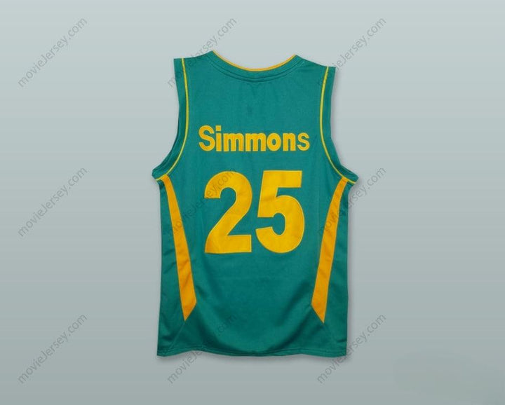 CUSTOM ANY Name Number BEN SIMMONS 25 AUSTRALIA NATIONAL TEAM GREEN BASKETBALL JERSEY Top Stitched S-6XL