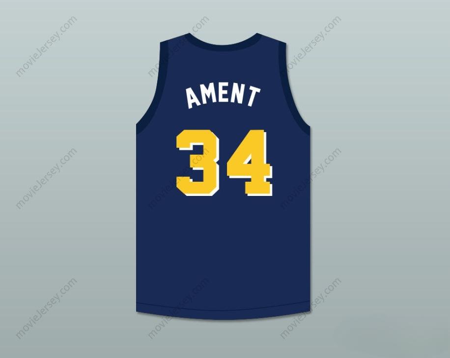 CUSTOM ANY Name Number JEFF AMENT 34 VIOLATORS BASKETBALL JERSEY SECOND ANNUAL ROCK N' JOCK B-BALL JAM 1992 Top Stitched S-6XL