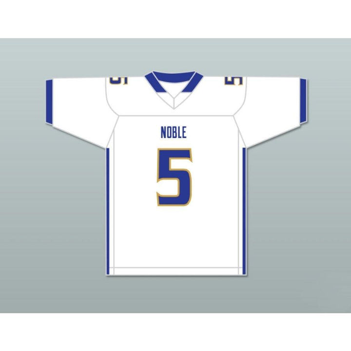 CUSTOM ANY Name Number RONNIE BEST 5 NOBLE KNIGHTS HIGH SCHOOL WHITE Football Jersey Top Stitched S-6XL