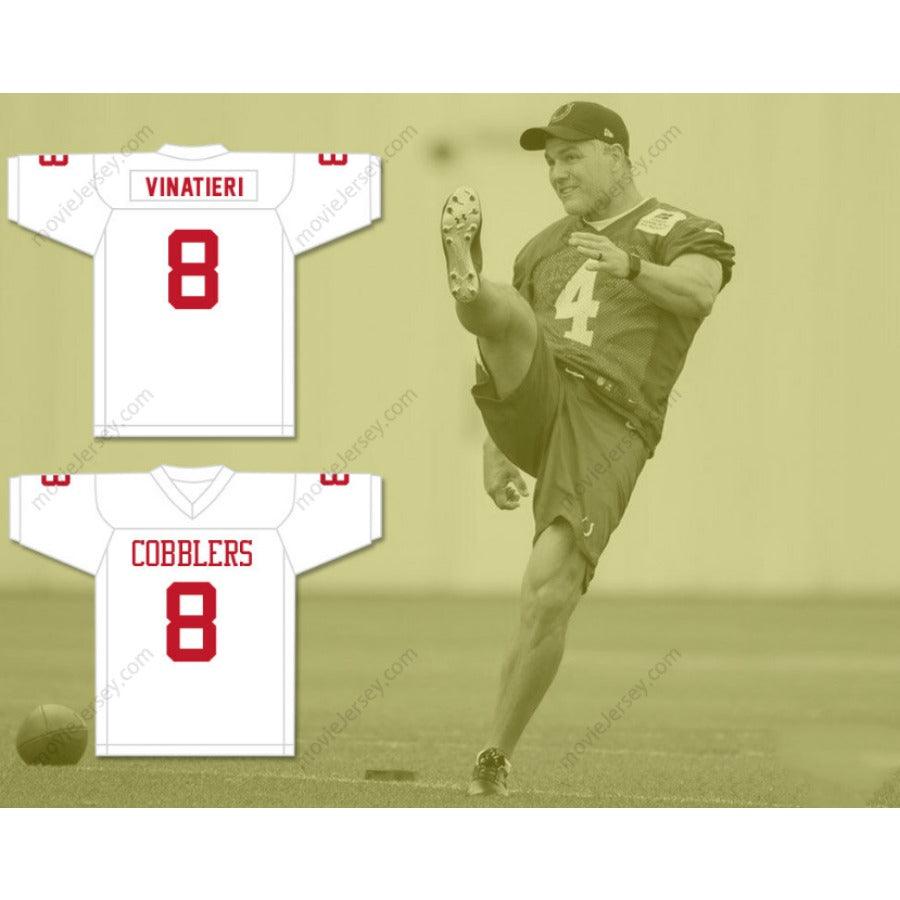 CUSTOM ANY Name Number ADAM VINATIERI 8 RAPID CITY CENTRAL HIGH SCHOOL COBBLERS Football Jersey Top Stitched S-6XL