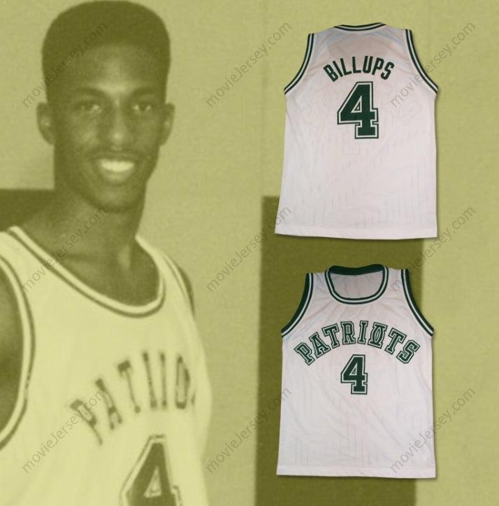CUSTOM ANY Name Number CHAUNCEY BILLUPS 4 GEORGE  HIGH SCHOOL PATRIOTS BASKETBALL JERSEY Top Stitched S-6XL