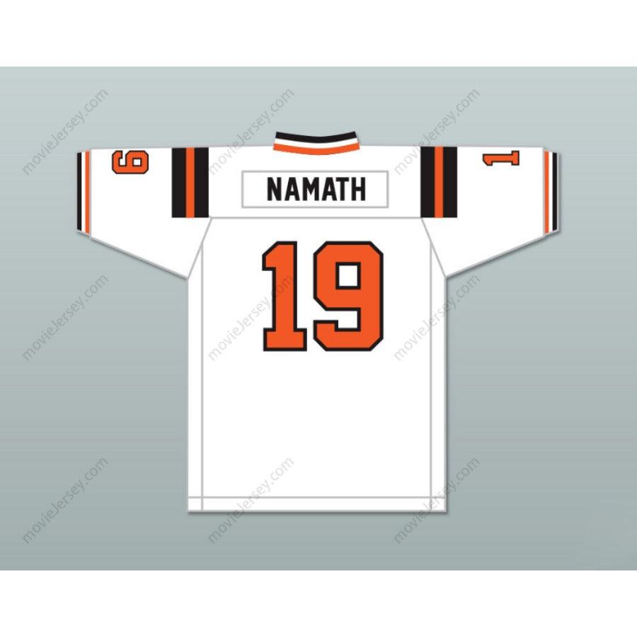 CUSTOM Name JOE NAMATH 19 BEAVER FALLS HIGH SCHOOL TIGERS FOOTBALL JERSEY S-6XL