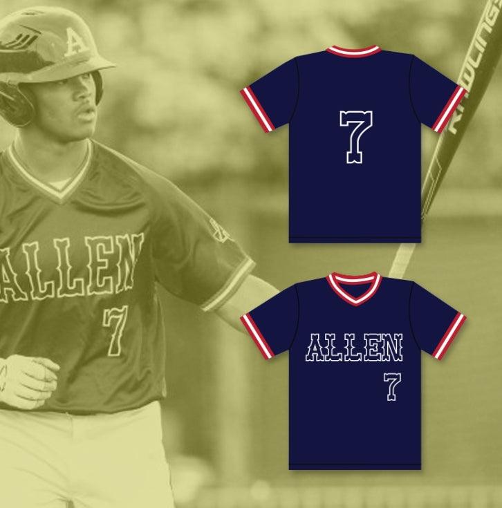 Custom Any Name Number KYLER MURRAY 7 ALLEN HIGH SCHOOL BASEBALL JERSEY Top Stitched S-6XL
