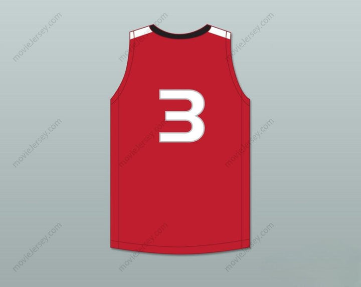 CUSTOM ANY Name Number MARCUS SMART 3 EDWARD S. MARCUS HIGH SCHOOL MARAUDERS RED BASKETBALL JERSEY 1 Top Stitched S-6XL