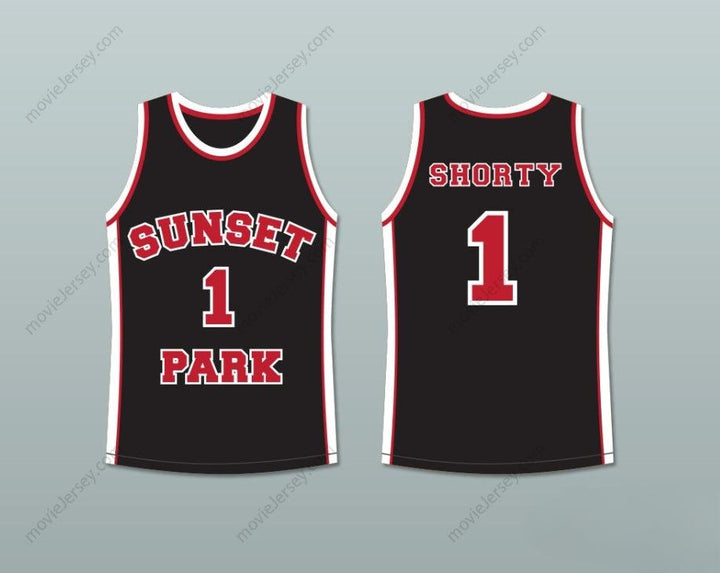CUSTOM ANY Name Number FREDRO STARR SHORTY 1 SUNSET PARK BLACK BASKETBALL JERSEY Top Stitched S-6XL