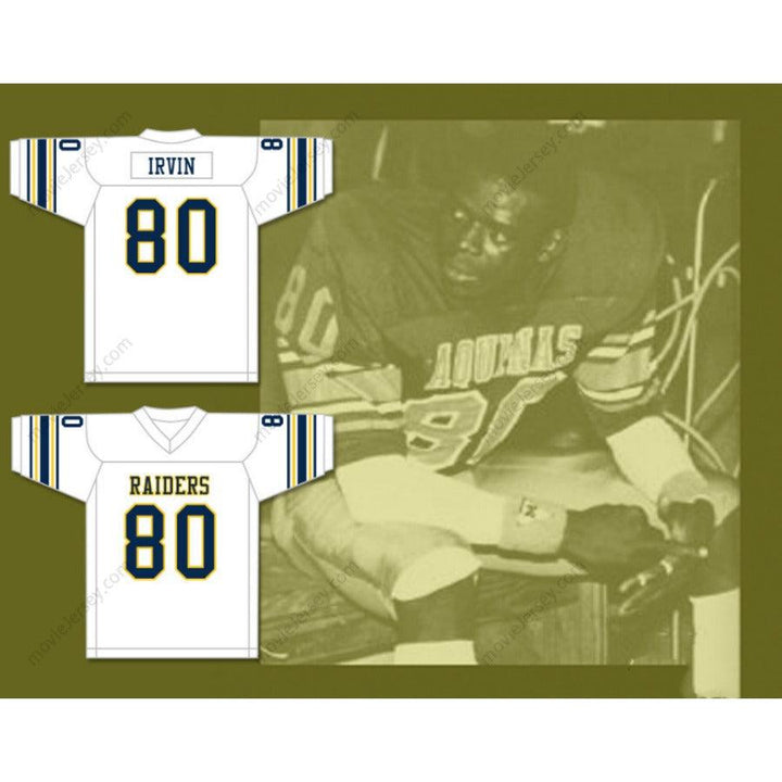 CUSTOM ANY Name Number MICHAEL IRVIN 80   AQUINAS HIGH SCHOOL RAIDERS Football Jersey Top Stitched S-6XL