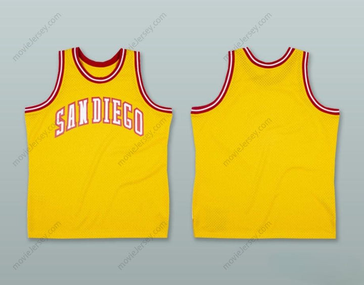 CUSTOM ANY Name Number CONQUISTADORS YELLOW BASKETBALL JERSEY Top Stitched S-6XL