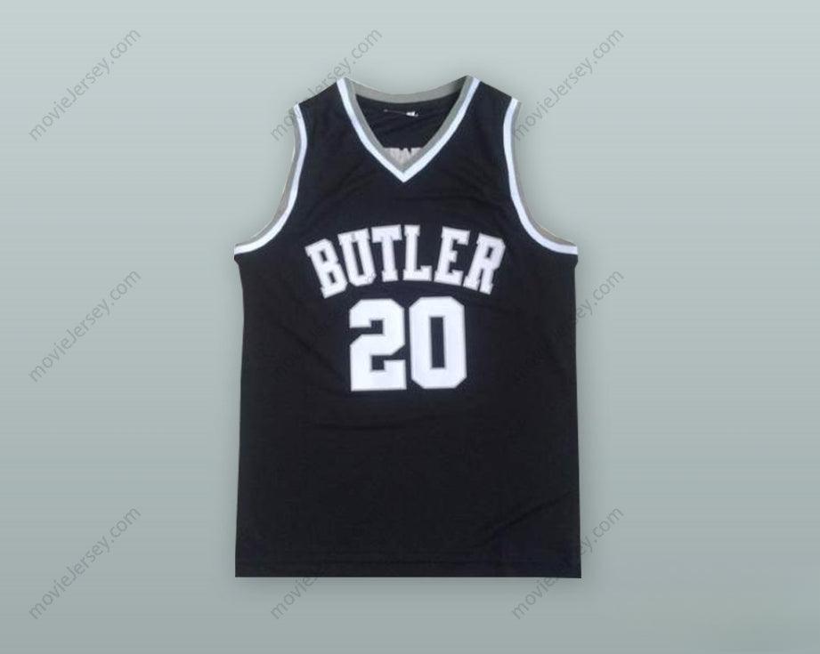CUSTOM ANY Name Number GORDON HAYWARD 20 BUTLER BLACK BASKETBALL JERSEY Top Stitched S-6XL