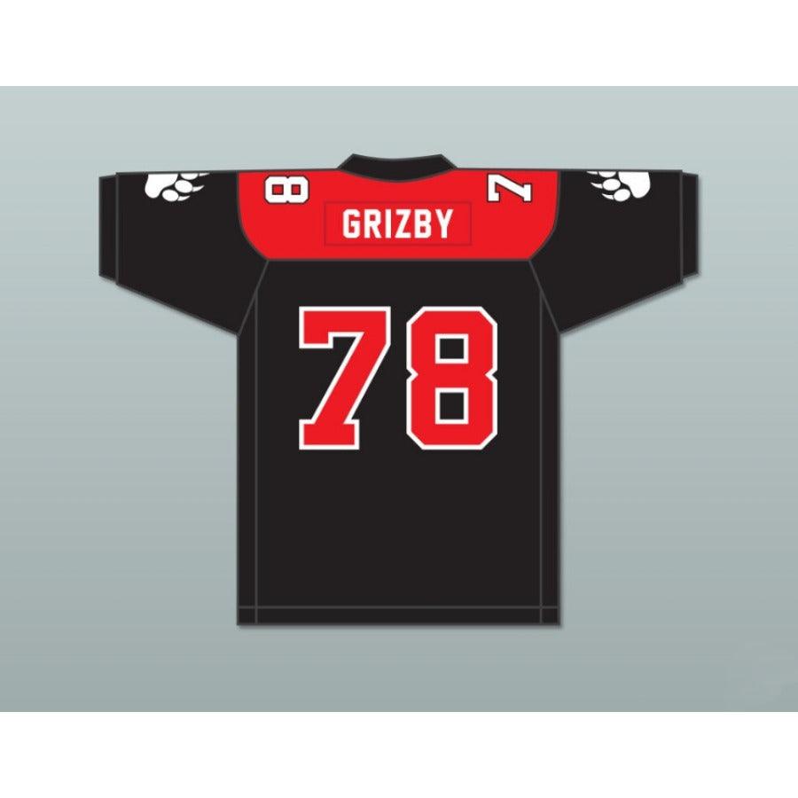 CUSTOM ANY Name Number BRIAN GRIZBY 78 MINNVILLE HIGH SCHOOL GRIZZLIES Football Jersey Top Stitched S-6XL