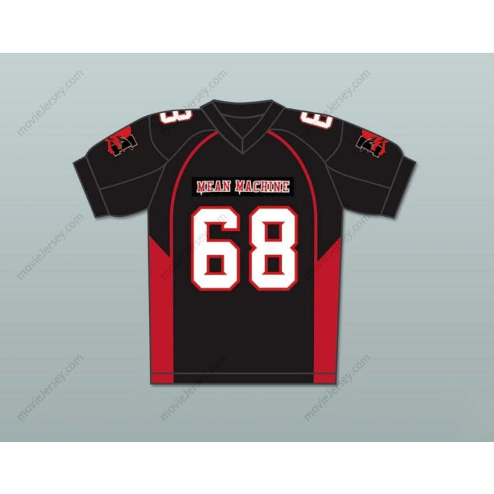 CUSTOM ANY Name Number 68 GRADY MEAN MACHINE CONVICTS FOOTBALL JERSEY INCLUDES PATCHES Top Stitched S-6XL