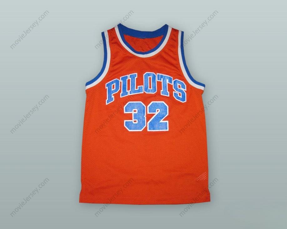 CUSTOM ANY Name Number JASON KIDD 32 NOTRE DAME HIGH SCHOOL PILOTS ORANGE BASKETBALL JERSEY Top Stitched S-6XL