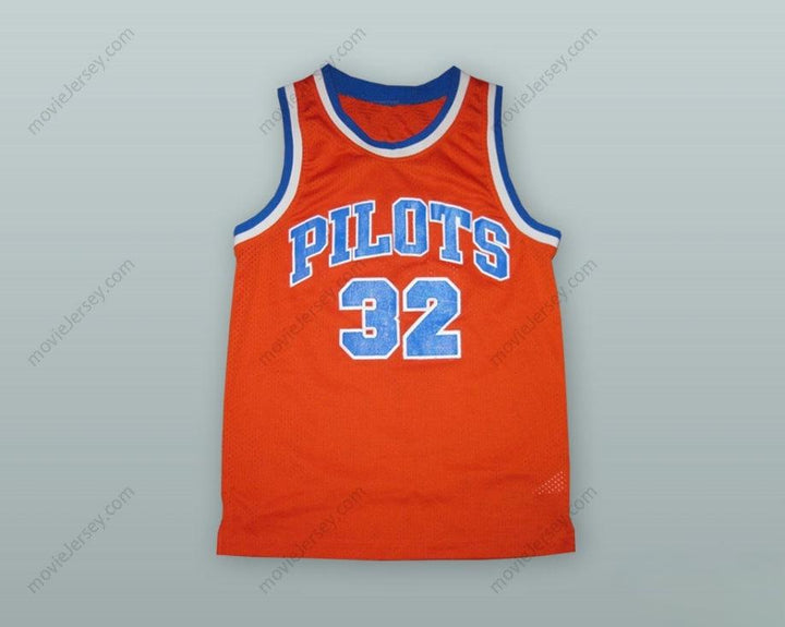 CUSTOM ANY Name Number JASON KIDD 32 NOTRE DAME HIGH SCHOOL PILOTS ORANGE BASKETBALL JERSEY Top Stitched S-6XL