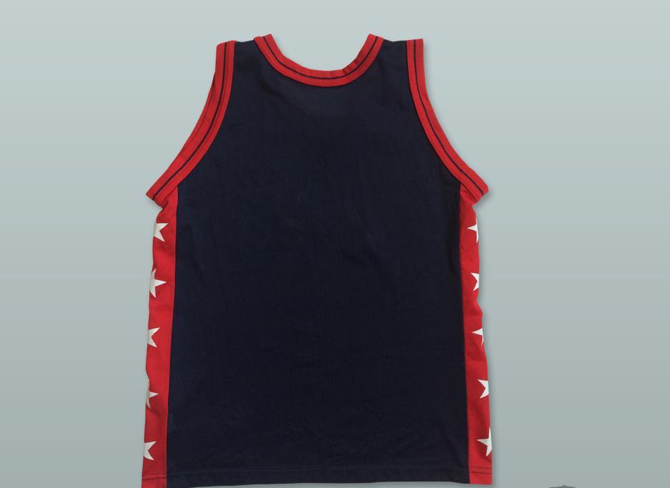 CUSTOM ANY Name Number 1996 TEAM USA DARK BLUE BASKETBALL JERSEY CUSTOM PLAYER AND NUMBER Top Stitched S-6XL