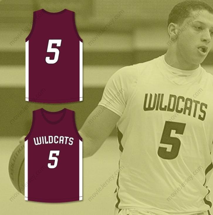 CUSTOM ANY Name Number PATRICK MAHOMES 5 WHITEHOUSE HIGH SCHOOL WILDCATS MAROON BASKETBALL JERSEY 1 Top Stitched S-6XL