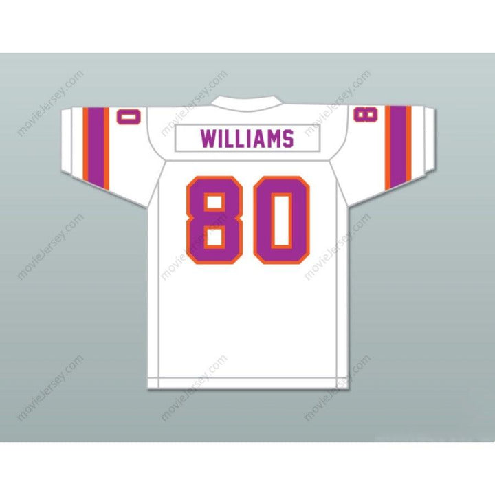 CUSTOM ANY Name Number 1974-75 WFL DAVE WILLIAMS 80 SOUTHERN CALIFORNIA SUN ROAD Football Jersey Top Stitched S-6XL