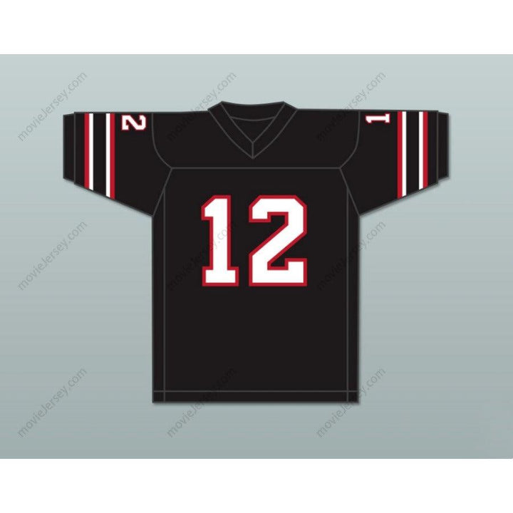 CUSTOM ANY Name Number 1984 USFL JIM KELLY 12 HOUSTON GAMBLERS ROAD Football Jersey Top Stitched S-6XL