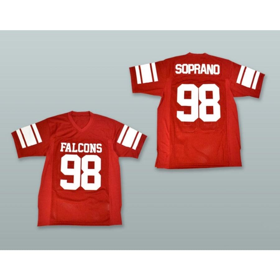 CUSTOM ANY Name Number TONY SOPRANO 98 FALCONS RED Football Jersey Top Stitched S-6XL