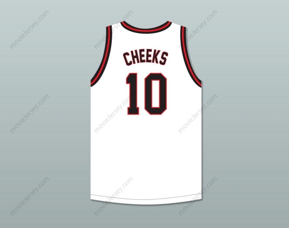 CUSTOM ANY Name Number MAURICE CHEEKS 10 DUSABLE HIGH SCHOOL PANTHERS WHITE BASKETBALL JERSEY 2 Top Stitched S-6XL